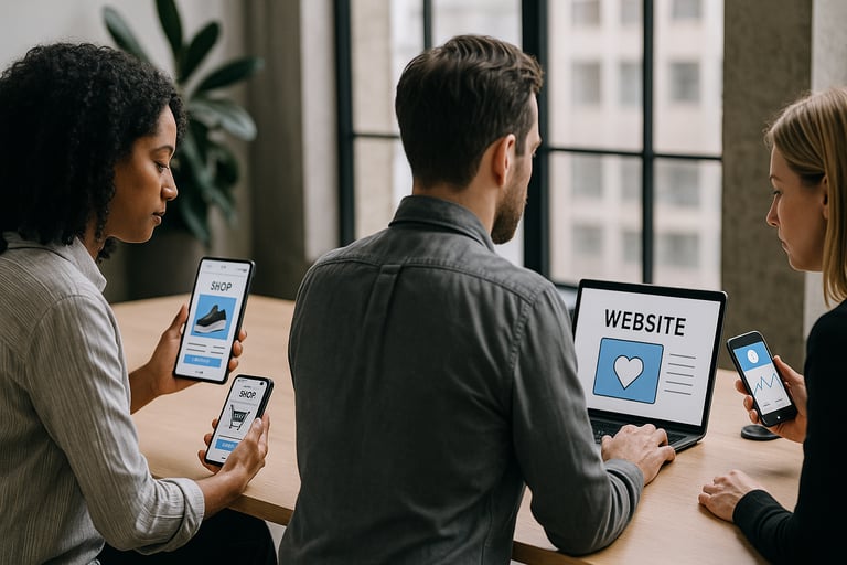 Esperienze digitali frammentate tra web, mobile, e-commerce e app