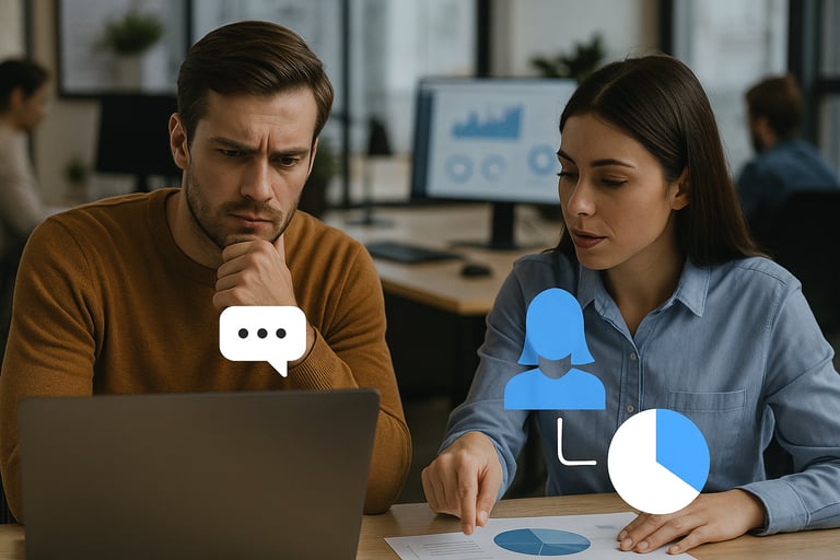 Personalizzazione generica, non guidata dai dati reali 